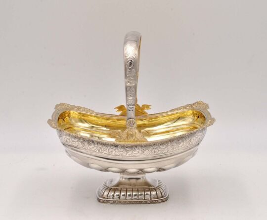 Серебряная настольная ваза для сластей. Санкт-Петербург. 1835 год.